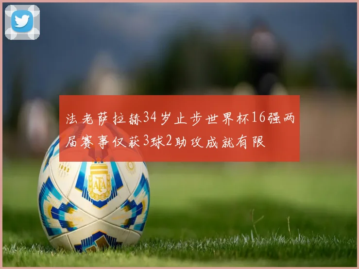 法老萨拉赫34岁止步世界杯16强两届赛事仅获3球2助攻成就有限